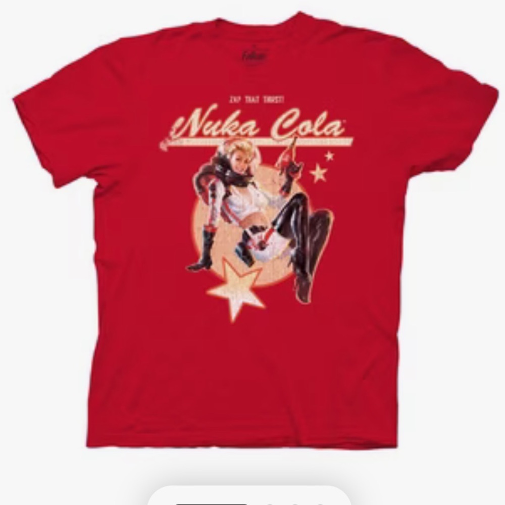 NEW Fallout Nuka Cola Pinup Girl Graphic T-Shirt size: 2XL